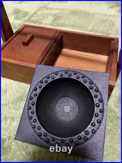 Showa Retro WOODWARE-KS ashtray tray antique interior used from Japan