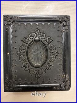 Sixth Plate Daguerreotype In Case Of Jervis J. Cass & Wife Fannie Whipple