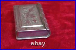 Small Brass Case Box Old Vintage Decorative Collectible