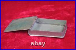 Small Brass Case Box Old Vintage Decorative Collectible