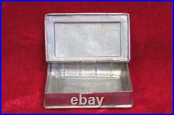 Small Brass Case Box Old Vintage Decorative Collectible