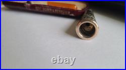 Small Miniature Antique Sterling Silver Cheroot Cigarette Holder with case