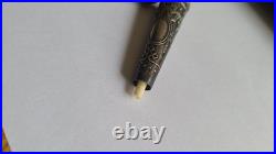 Small Miniature Antique Sterling Silver Cheroot Cigarette Holder with case