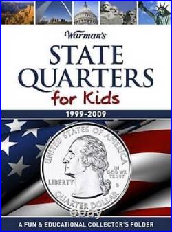 State Quarters for Kids 1999-2009 Collectors State Quarter Folder VERY GOOD