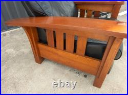 Stickley Mission Collection Bow Arm Morris Chair Recliner