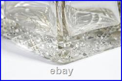 Stunning Large Ornate Antique Paperweight Sterling Silver Desk Inkwell
