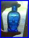 Super-Rare-3-5-inch-mid-sz-Cobalt-Blue-Skull-Poison-Bottle-Antique-Vintage-KU-10-01-hvz