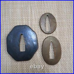 Sword Tsuba Cutter Collectible Antique Used