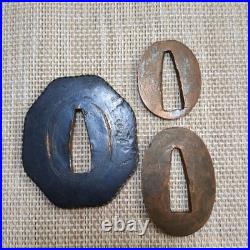 Sword Tsuba Cutter Collectible Antique Used
