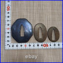 Sword Tsuba Cutter Collectible Antique Used