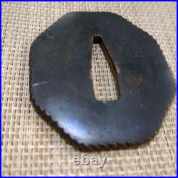 Sword Tsuba Cutter Collectible Antique Used
