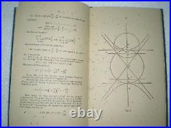 Thesis On The Reciprocal Polars Of Conic Sections Rare Antique Book India 1911
