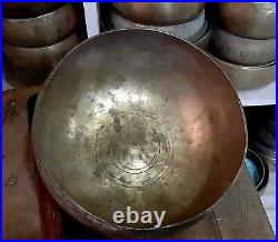 Tibetan Antique Singing Bowl-Himalayan Antique Collected Bowl-Handmade Yoga Bowl