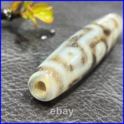 Tibetan Nepalese Himalayan Ancient agate Old Dzi Talisman 9 Eye Beads Amulet