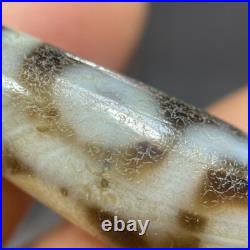 Tibetan Nepalese Himalayan Ancient agate Old Dzi Talisman 9 Eye Beads Amulet