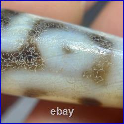 Tibetan Nepalese Himalayan Ancient agate Old Dzi Talisman 9 Eye Beads Amulet