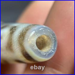 Tibetan Nepalese Himalayan Ancient agate Old Dzi Talisman 9 Eye Beads Amulet