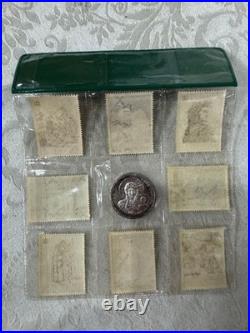 Title Vatican John Paul II Stamp & Coin Collection Antique Used Coins 3cm Char
