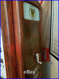 Tokheim 39 Tall Fire Chief Antique vintage Gas Pump