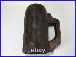 U51 Vintage Antique Collectible Artistic 19th Century Wooden Mug