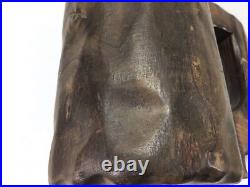 U51 Vintage Antique Collectible Artistic 19th Century Wooden Mug