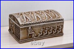 UNIQUE ANCIENT EGYPTIAN ANTIQUES Of Antique Pharaonic Box Made Of Solid Stone