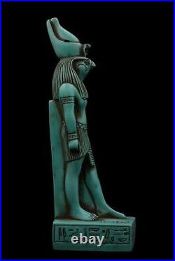 UNIQUE ANCIENT EGYPTIAN STATUE ANTIQUITIES Statue God Horus Falcon Hunting War