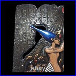 UNIQUE ANTIQUE ANCIENT EGYPTIAN Stela Stone King Akhenaten Nefertiti Worship Sun