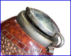 UNKNOWN Antique PIPE BOWL HOOKAH PIECES German Carved Briarwood HORN Wind Cap
