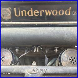 Underwood? Standard? Typewriter? No. 5 Antique Early 1900s American Made