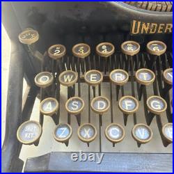 Underwood? Standard? Typewriter? No. 5 Antique Early 1900s American Made