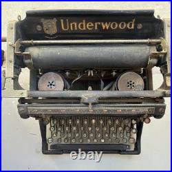 Underwood? Standard? Typewriter? No. 5 Antique Early 1900s American Made