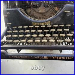 Underwood? Standard? Typewriter? No. 5 Antique Early 1900s American Made