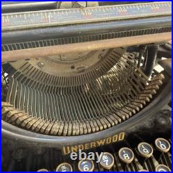 Underwood? Standard? Typewriter? No. 5 Antique Early 1900s American Made