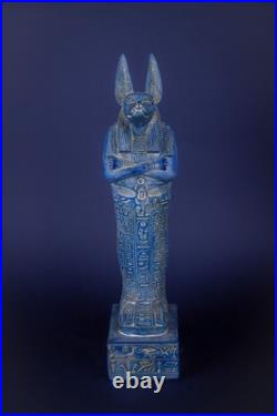 Unique Ancient Egyptian Antiques Anubis Boat God of Death Pharaonic Egypt BC