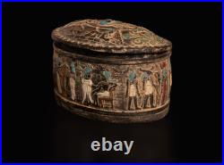 Unique Ancient Egyptian Antiques Jewelry Egyption Box Pharaonic Egypt BC