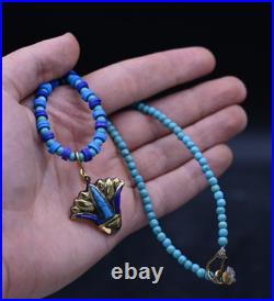 Unique Ancient Egyptian Antiques Pendant of Pharaonic God of Afterlife BC