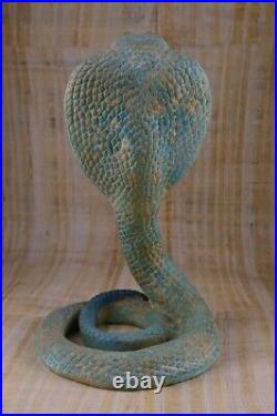 Unique Ancient Egyptian Antiquities Mighty Cobra Snake Figure Pharaonic Egypt BC