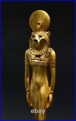 Unique Ancient Egyptian Pharaonic Sekhmet Goddess of War Statue Pharaonic BC