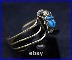Unique Egyptian Antiques Ring of Scarab Ancient Khepri Pharaonic Egypt BC