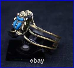 Unique Egyptian Antiques Ring of Scarab Ancient Khepri Pharaonic Egypt BC