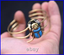 Unique Egyptian Antiques Ring of Scarab Ancient Khepri Pharaonic Egypt BC