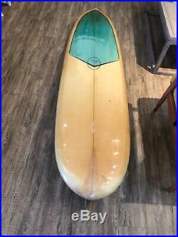 VIntage Greg Noll surfboard 1960's antique longboard single fin collectible