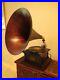 Victor-IV-with-Mahogany-Speartip-Horn-Phonograph-Antique-Vintage-01-zk