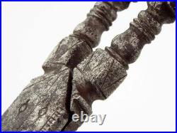 Victorian Era or Earlier Antique Steel Engraved Scissors