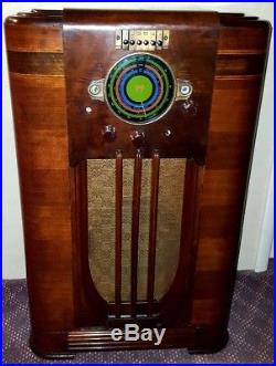 Vintage 1937 Rare Arvin 1237d Phantom Prince 12 Tube Antique Radio Scarce
