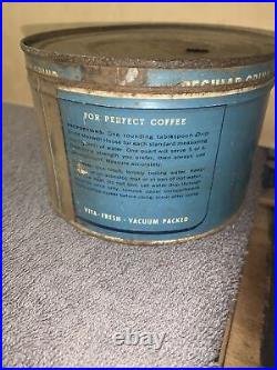 Vintage 1940s MAXWELL HOUSE COFFEE KEYWIND COFFEE TIN 1 POUND