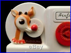 Vintage 1950 Rudolph The Red Nosed Reindeer Restored Antique Radio & Working