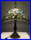 Vintage-1960s-70s-Era-Leaded-Stained-Art-Glass-Shade-Electric-Table-Lamp-01-nc