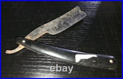 Vintage Antique 1 Wide Unmarked Straight Razor Barber Notch